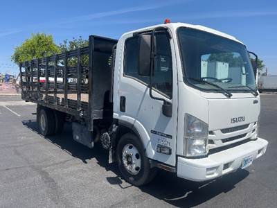 Isuzu NPR Flatbed Truck - 215HP, 6 Speed Automatic