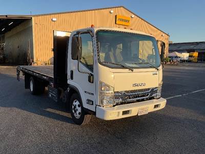 Isuzu NPR Flatbed Truck - 215HP, 6 Speed Automatic