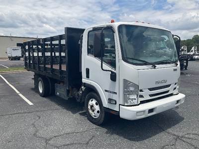 Isuzu NPR Flatbed Truck - 215HP, 6 Speed Automatic