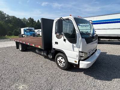 Isuzu NPR Flatbed Truck - 190HP, 6 Speed Automatic