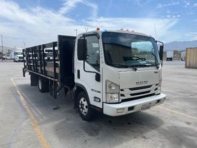 Isuzu NPR Flatbed Truck - 215HP, 6 Speed Automatic