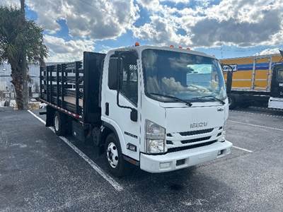 Isuzu NPR Flatbed Truck - 215HP, 6 Speed Automatic