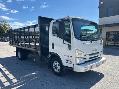 Isuzu NPR Flatbed Truck - 215HP, 6 Speed Automatic