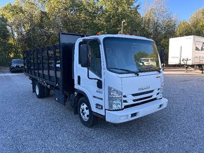 Isuzu NPR Flatbed Truck - 215HP, 6 Speed Automatic