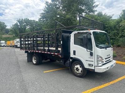 Isuzu NPR EFI Flatbed Truck - 350HP, 6 Speed Automatic