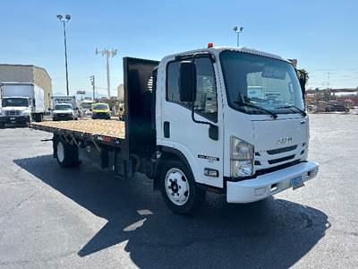 Isuzu NRR 20 ft Flatbed Truck - 215HP, 6 Speed Automatic