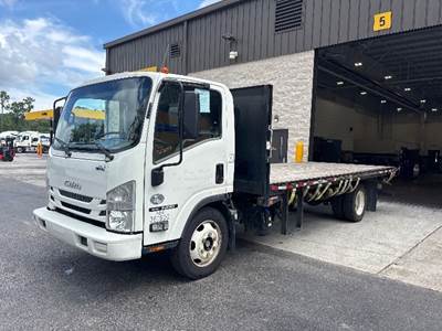Isuzu NRR Flatbed Truck - 215HP, 6 Speed Automatic