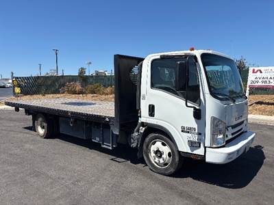 Isuzu NRR 20 ft Flatbed Truck - 215HP, 6 Speed Automatic