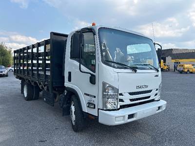Isuzu NRR Flatbed Truck - 215HP, 6 Speed Automatic