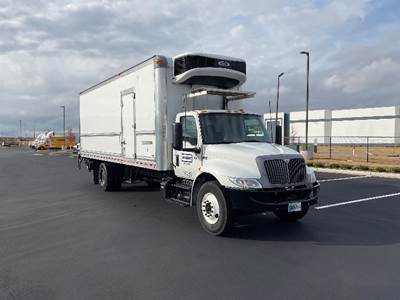 International MV607 Refrigerated Truck - 220HP, 6 Speed Automatic, Carrier S9
