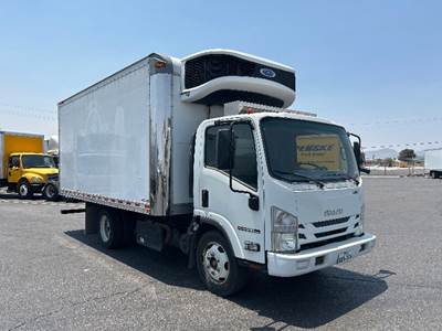 Isuzu NPR XD 16 ft Refrigerated Truck - 215HP, 6 Speed Automatic