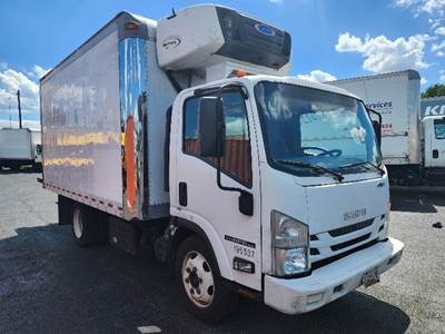 Isuzu NPR XD 14 ft Refrigerated Truck - 215HP, 6 Speed Automatic, Carrier SUPRA560