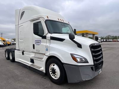 Freightliner Cascadia 126 Sleeper Semi Truck - 72" Integral Sleeper, 455HP, 12 Speed Automatic