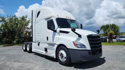 Freightliner Cascadia 126 Sleeper Semi Truck - 72" Integral Sleeper, 455HP, 12 Speed Automatic