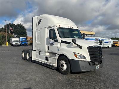 Freightliner Cascadia 126 Sleeper Semi Truck - 72" Integral Sleeper, 455HP, 12 Speed Automatic