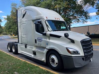 Freightliner Cascadia 126 Sleeper Semi Truck - 72" Integral Sleeper, 455HP, 12 Speed Automatic