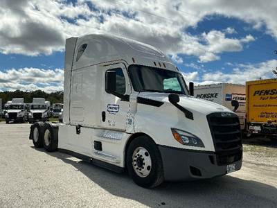 Freightliner Cascadia 126 Sleeper Semi Truck - 72" Integral Sleeper, 455HP, 12 Speed Automatic