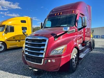Freightliner Cascadia 126 Sleeper Semi Truck - 72" Integral Sleeper, 455HP, 12 Speed Automatic