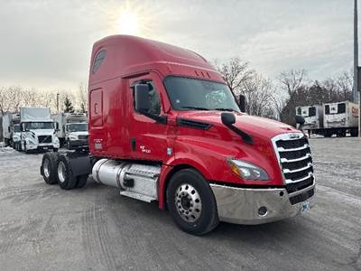 Freightliner Cascadia 126 Sleeper Semi Truck - 72" Integral Sleeper, 455HP, 12 Speed Automatic