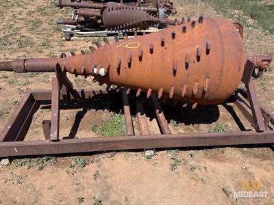 Heavy Duty Boring And Trenching Attatchment, Tapered Body With Spiral Shark