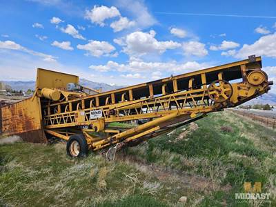 Kolman Portable Belt Conveyor With Integrated Trap Loader. Heavy-Duty Unit