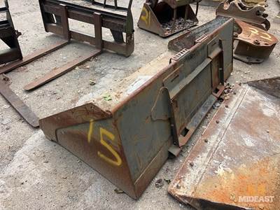 88” Skid Steer Snow Bucket.