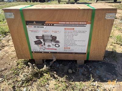 25,000 LBS Electric Winch.