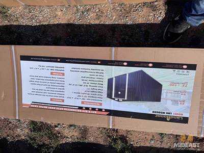 Galvanized Apex Roof Metal Shed. Size - 6 Ft X 8 Ft.