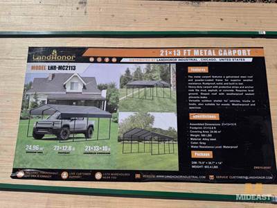 Carport. Size - 21 Ft X 13 Ft.