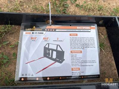 Skid Steer Bale Spears.