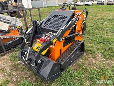 Mini Skid Steer Loader. 23 Hp, 5.33 Ft Bucket Capacity, 827 LB Lifting Force. 
