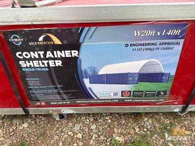 Container Shelter. Single Truss 20 Ft X 40 Ft.
