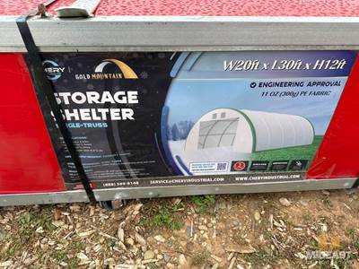 Storage Shelter. Single Truss 20 Ft X 30 Ft X 12 Ft High.
