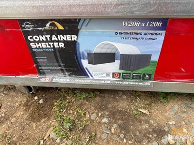 Container Shelter Unused Container Shelter. 20 Ft X 20 Ft.