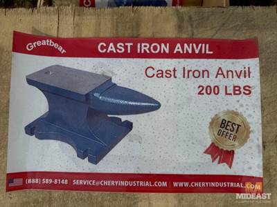 Cast Iron Anvil New Cast Iron Anvil 200 Lbs.