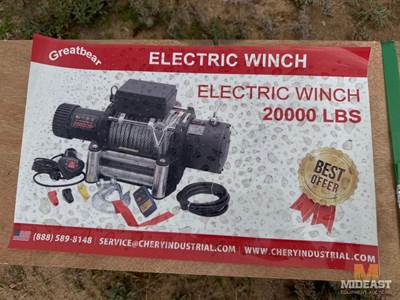 Electric Winch New 20,000 LBS Electric Winch.
