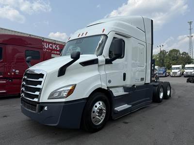 Freightliner Cascadia 116 Sleeper Semi Truck - Mid Roof Sleeper, Detroit 450HP, 12 Speed Dt12 Amt