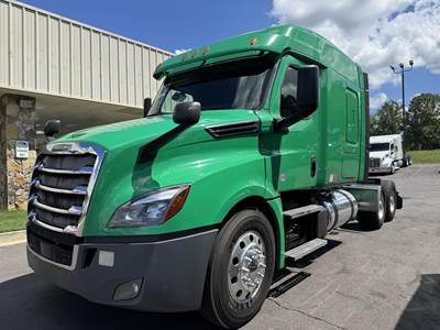 Freightliner Cascadia 126 Sleeper Semi Truck - Mid Roof Sleeper, Detroit 505HP, 12 Speed Dt12 Amt