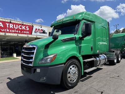 Freightliner Cascadia 126 Sleeper Semi Truck - 72" Mid Roof Sleeper, Detroit 505HP, 12 Speed Dt12 Amt