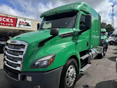 Freightliner Cascadia 126 Sleeper Semi Truck - 72" Mid Roof Sleeper, Detroit 505HP, 12 Speed Dt12 Amt