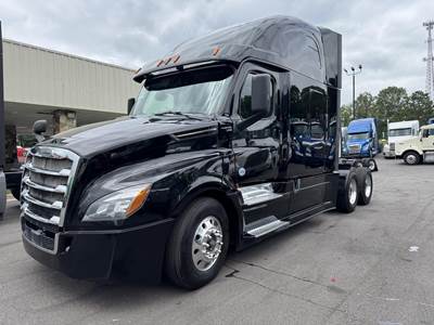 Freightliner Cascadia 126 Sleeper Semi Truck - 76" Raised Roof Sleeper, Detroit 455HP, 12 Speed Dt12 Amt