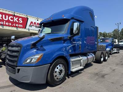 Freightliner Cascadia 126 Sleeper Semi Truck - Raised Roof Sleeper, Detroit, 12 Speed Dt12 Amt