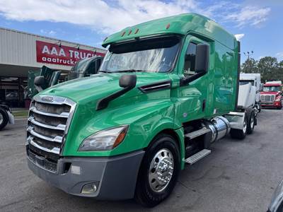 Freightliner Cascadia 126 Sleeper Semi Truck - 72" Mid Roof Sleeper, Detroit 505HP, 12 Speed Dt12 Amt