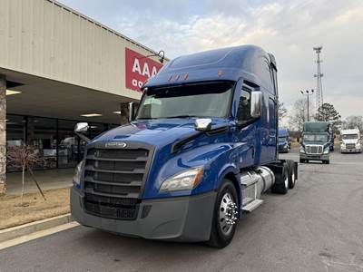 Freightliner Cascadia 126 Sleeper Semi Truck - Raised Roof Sleeper, Detroit 455HP, 12 Speed Dt12 Amt