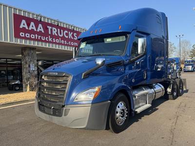 Freightliner Cascadia 126 Sleeper Semi Truck - Raised Roof Sleeper, Detroit 455HP, 12 Speed Dt12 Amt