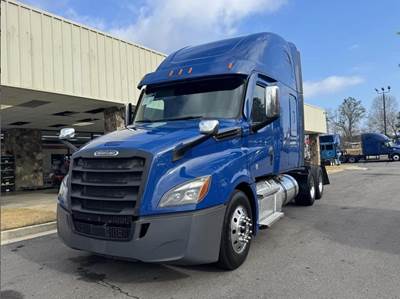 Freightliner Cascadia 126 Sleeper Semi Truck - Raised Roof Sleeper, Detroit 455HP, 12 Speed Dt12 Amt