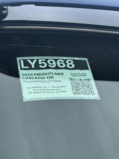 Freightliner Cascadia 126 Sleeper Semi Truck - Raised Roof Sleeper, Detroit 455HP, 12 Speed Dt12 Amt