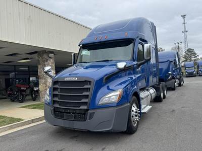 Freightliner Cascadia 126 Sleeper Semi Truck - Raised Roof Sleeper, Detroit 455HP, 12 Speed Dt12 Amt