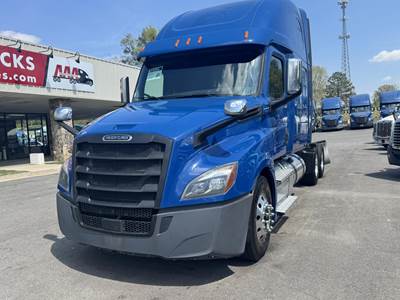 Freightliner Cascadia 126 Sleeper Semi Truck - Raised Roof Sleeper, Detroit 455HP, 12 Speed Dt12 Amt
