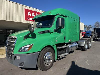 Freightliner Cascadia 126 Sleeper Semi Truck - 72" Mid Roof Sleeper, Detroit 505HP, 12 Speed Dt12 Amt
